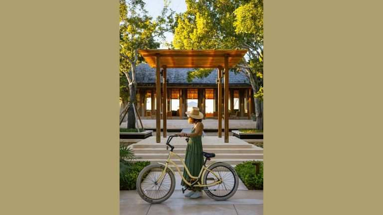 Amanyara Resorts in Turks and Caicos offers guests a free bicycle loaner program.