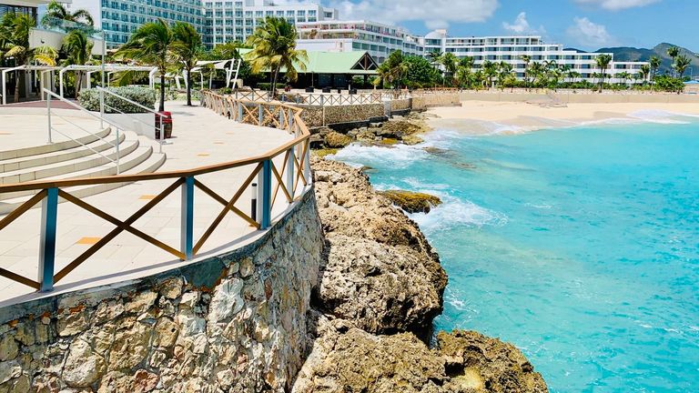 Guests can relax at Maho Beach & Sonesta Resorts in St. Maarten.