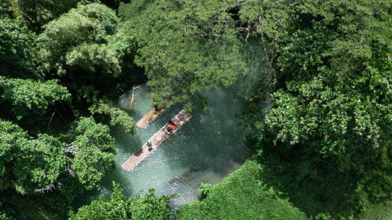 The Jamaica Tourist Board offers various activities for travelers such as Bamboo River Rafting.
