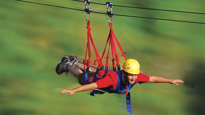 La Bestia, dubbed the longest zipline in the world, will be inaugurated in Puerto Rico in January.  // © 2015 Hill+Knowlton Strategies