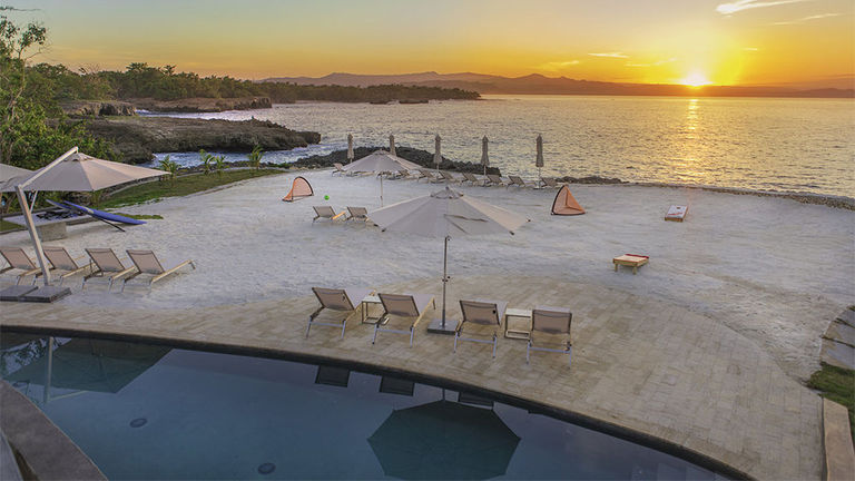 Ana Villas Dominican Republic features access to two private beaches.