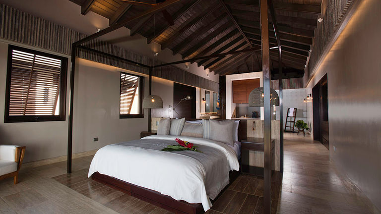 The intimate resort only offers 14 luxury suites.