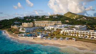 JW Marriott St. Maarten Beach Resort & Spa sits on beautiful Dawn Beach.