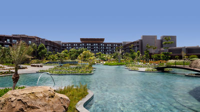 Lopesan Caoba Lagoon Resort, Spa & Casino features a 127-foot lagoon-style pool.