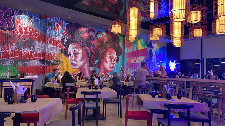 Stylish Mon So Wi serves dishes inspired by Asian street food.