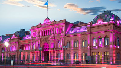Casa Rosada, the “Pink House,” is the executive mansion and office of the president of Argentina.