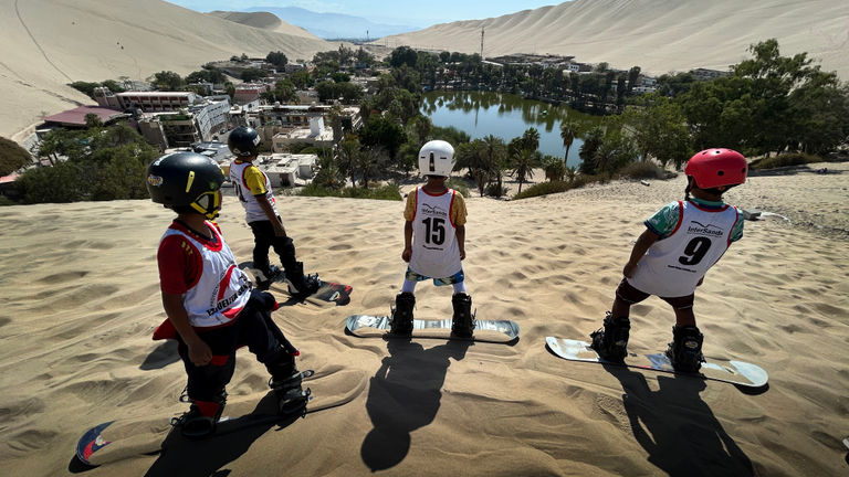Sandboarding in Huacachina is a unique experience.
