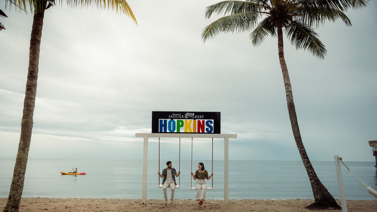 Visitors can relax along the sun-bleached beaches of Hopkins.