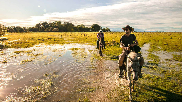 Try out glamping at Corocora Camp in Los Llanos, Colombia.