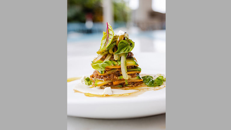 Most meals at Sol Terrace: Nature’s Gastronomy are plant-based.