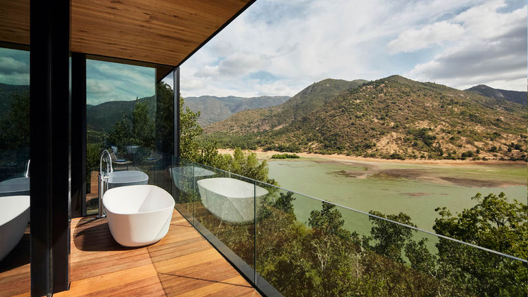 Puro Vik rooms each include its own outdoor terrace complete with a bathtub.