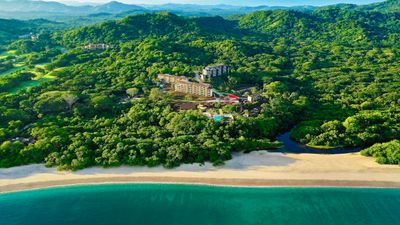 The W Costa Rica - Reserva Conchal is located within a protected nature reserve on the western coast of Costa Rica.