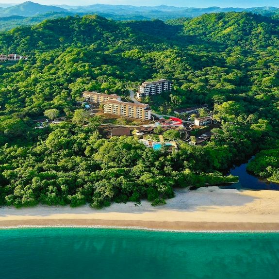 The W Costa Rica - Reserva Conchal is located within a protected nature reserve on the western coast of Costa Rica.