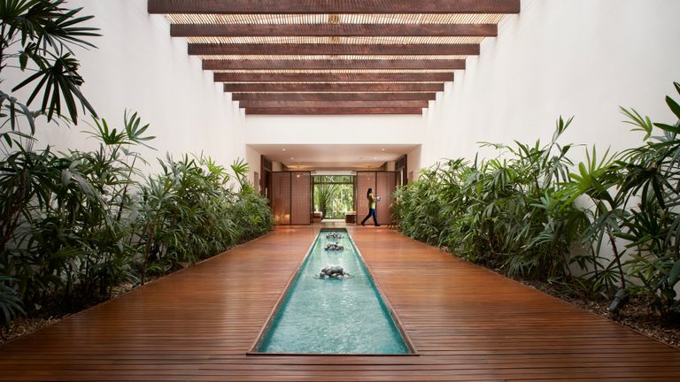 The resort encourages wellness-focused activities and a connection with the destination.