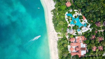 The Westin Reserva Conchal is located on the only beach in Costa Rica with “sand” made up of millions of tiny shells.