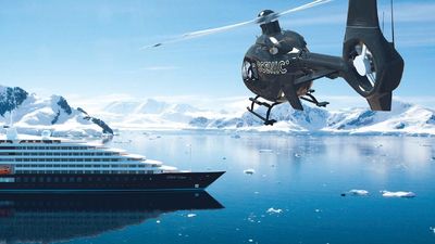 Scenic Eclipse will have two helicopters onboard. // © 2016 Scenic 2