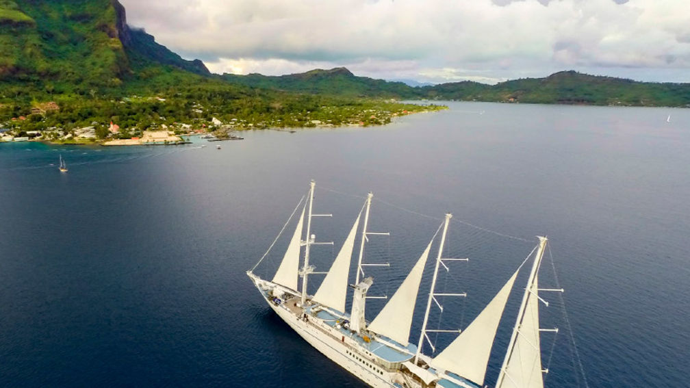 Wind Spirit sails to several islands in French Polynesia, such as Bora Bora. // © 2016 Windstar Cruises 2