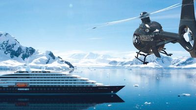 The Scenic Eclipse features a helicopter. // © 2016 Scenic 2