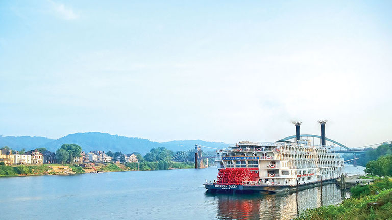 American Queen Voyages will use the iconic red paddlewheel as a branding element, paying homage to the company’s heritage.