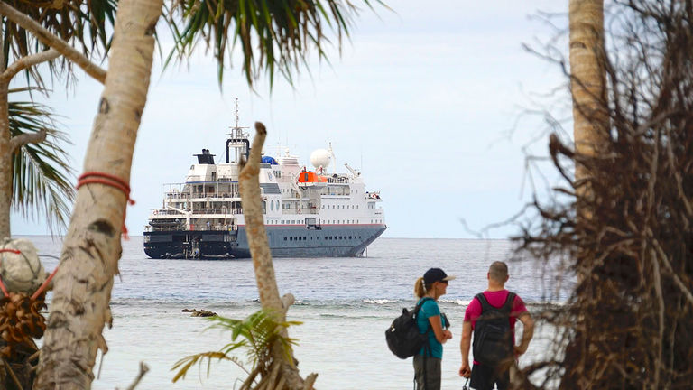 Silversea Cruises’ Silver Discoverer in Micronesia