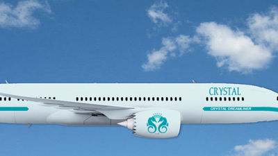The debut of a Boeing 787 Dreamliner private jet is one component of Crystal Cruises’ expansion into the luxury lifestyle brand. // © 2015 Crystal Cruises