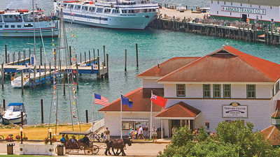 Mackinac Island, located in Lake Huron // © 2015 Blount Small Ship Adventures