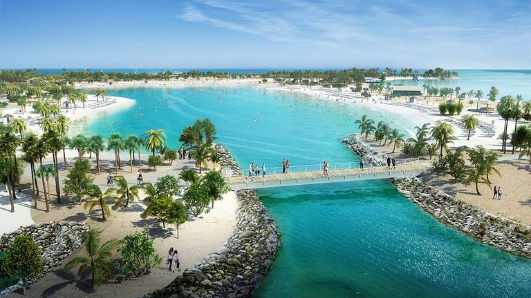 Development on the island has been minimal to keep it in its natural, pristine state.