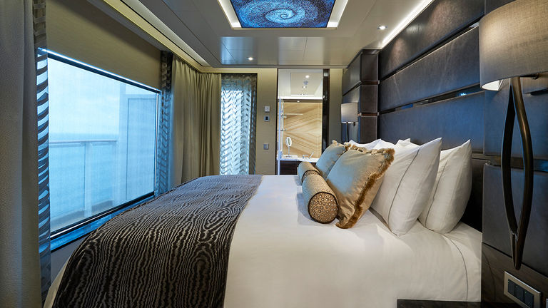 The Deluxe Owner’s Suite in The Haven, Norwegian Joy’s most luxurious accommodation option