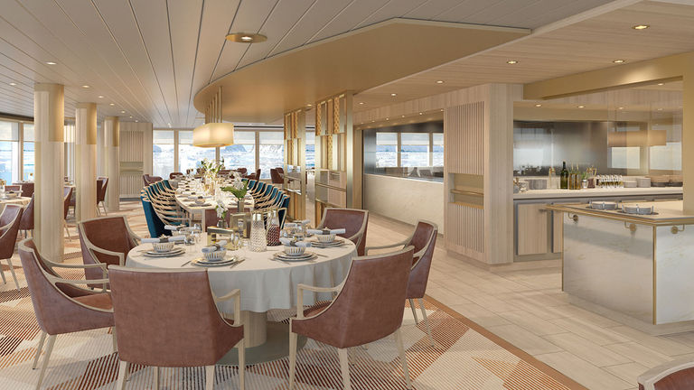The main restaurant will have scenic views.