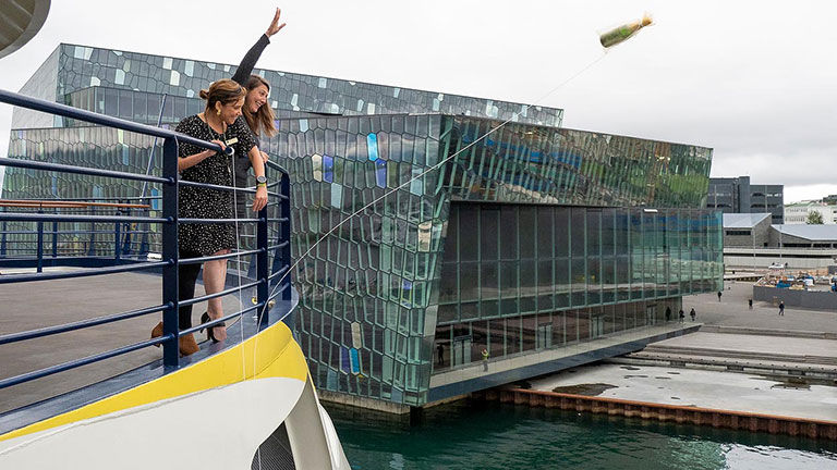National Geographic Endurance was recently christened in Iceland, ahead of its first sailing.