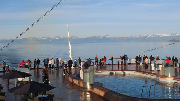 Nieuw Amsterdam is currently operating at about 70% capacity.