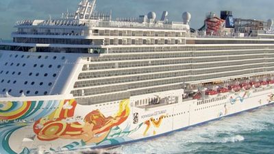 The Miami-themed Norwegian Getaway is among Norwegian Cruise Line's newer ships. // © 2014 Norwegian Cruise Lines F