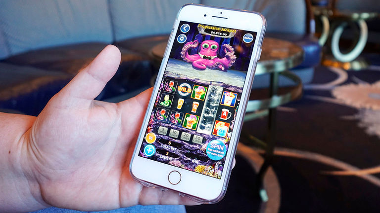 Through the Ocean Casino app, cruisers can access virtual slots and other casino games.