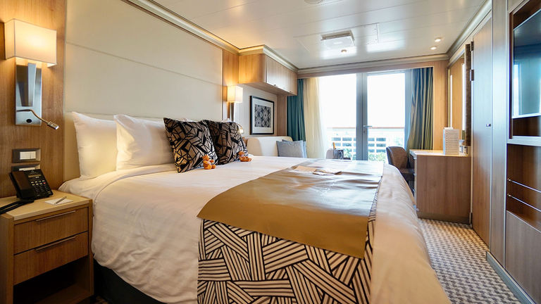 Verandah staterooms are comfortable and spacious.