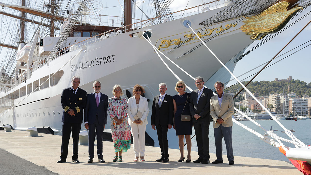 Sea Cloud Spirit Is Christened, Sets Sail on Maiden Voyage