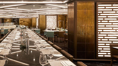 Silversea’s newbuild and refurbished ships will have dining areas modeled after those on Silver Muse. // © 2017 Silversea Cruises