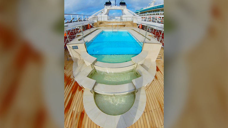 Ship enhancements include a larger pool deck.