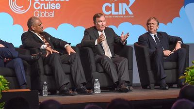 During the conference, industry leaders discussed the state of the cruise industry, and Peter Greenberg, travel editor for CBS News, served as moderator. // © 2016 SeaTrade Cruise Global