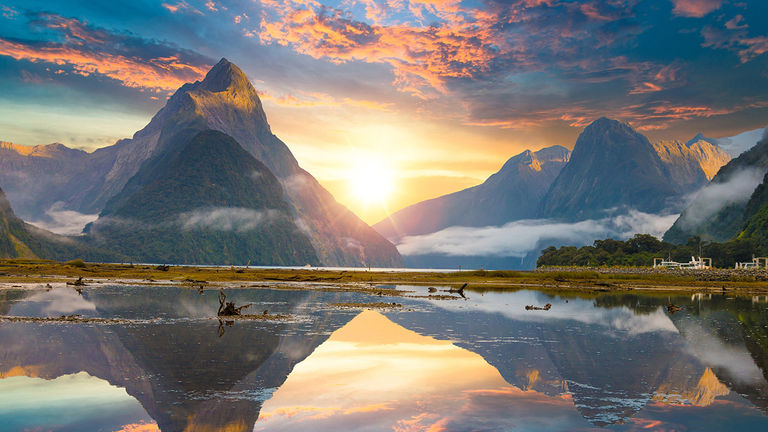 Sail through Fiordland National Park, which was once home to Maori hunters.