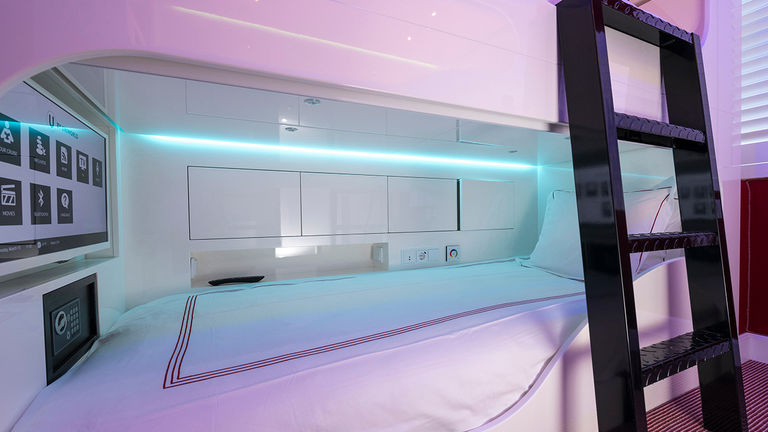 A triple room onboard The A