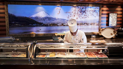 Guests can opt to try Kai Sushi restaurant.