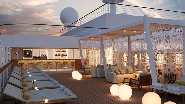 The Aurea Bar is a highlight of MSC Seashore.