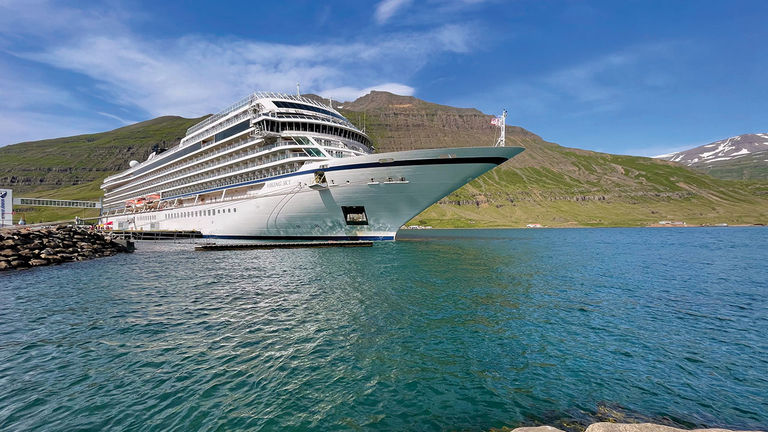 A variety of COVID-19 protocols put passengers' health and safety at the forefront onboard Viking Sky.