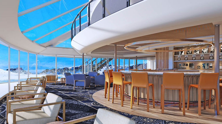 The ships will feature the popular double-decker Explorers’ Lounge.