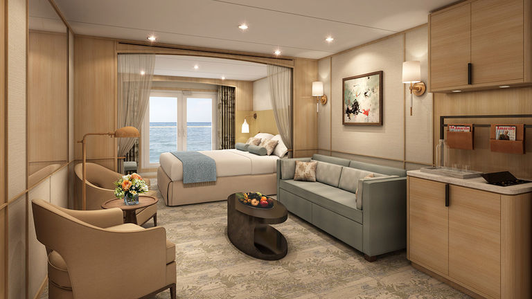 Clients will be able to choose between having a bed or sofa closest to the window or balcony, or the reverse.