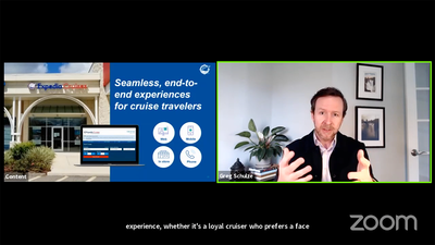 Expedia Group executives gathered for a virtual conference discussing the future of cruising.