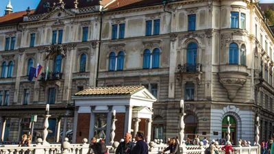 Ljubljana’s old-town district // © 2014 Devin Galaudet 2
