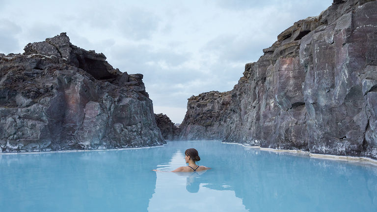 Clients can soak in the soothing waters of The Blue Lagoon during a stay at The Retreat.