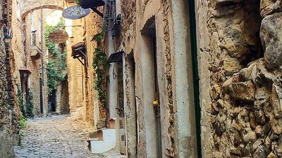 The mountaintop village of Bussana Vecchia was once an abandoned medieval ghost town. // © 2016 Meagan Drillinger