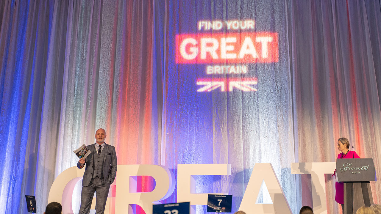 Andrew Stokes, England director for VisitEngland, and Tara Didi, product development and distribution manager for VisitBritain, highlighted several Discover England Fund projects.